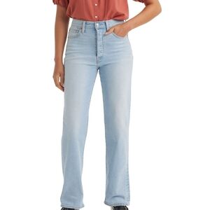 Levis Ribcage Straight Ankle Jeans Size 28